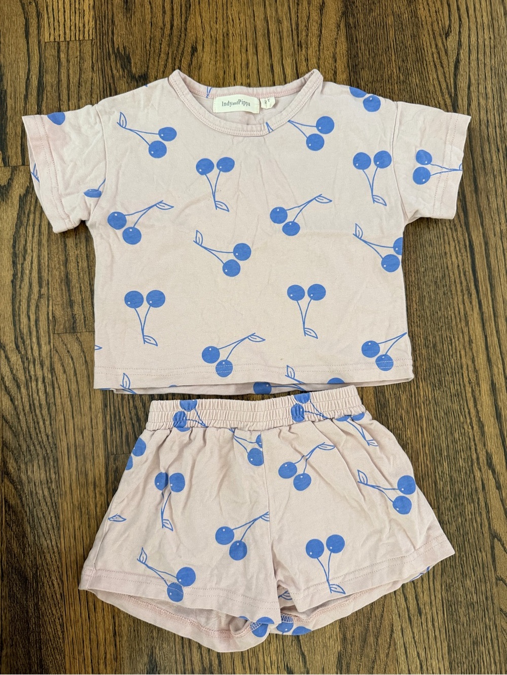 Indy and Pippa Cherry Set 2T